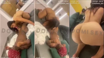 La mujer banquera realizando sexo oral al hombre de baja estatura y agresivo