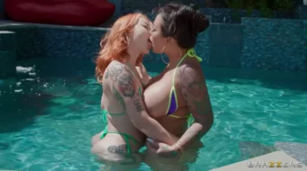 Brazzers Connie Perignon y Emma Magnolia en un sabroso Menage