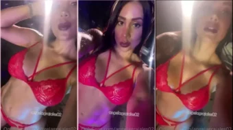 Angela Grajales tetona hermosa lencería roja morena