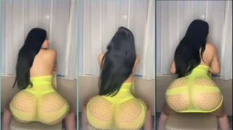 Dominique Jane Sexy Popozuda con ropa verde bailando